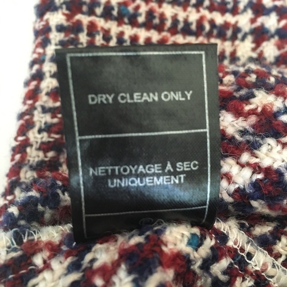 JACK BY BB DAKOTA Plaid Ruffled Cropped Wool Blend Jacket Size XS - Picture 10 of 14